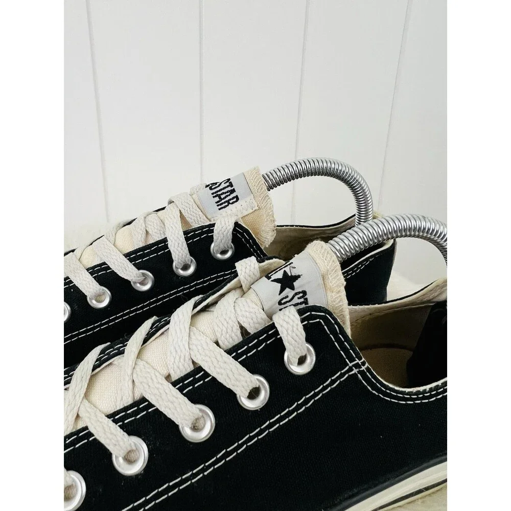 Converse Chuck Taylor All Star Throwback Low Black & Cream Sneakers Shoes M8 W10